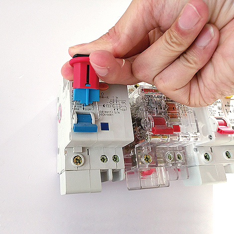 Miniature Circuit Breaker Lockout Pin In Standard