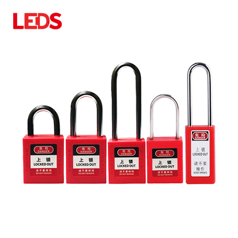 Well-designed Red Safety Padlocks - Steel Shackle Safety Padlock Keyed Different – Ledi